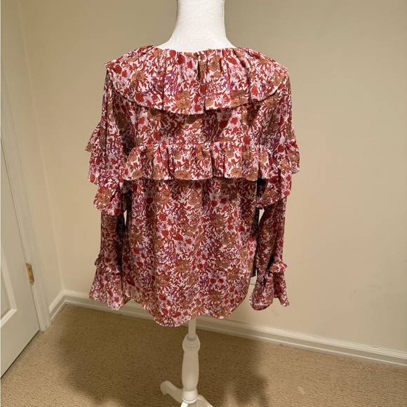 Floral Ruffle Blouse - Picture 3 of 4